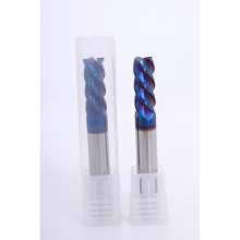 Nano Blue Coated HRC 65 Carbide Endmill Cutters for Stainless Steel Cutting Tools