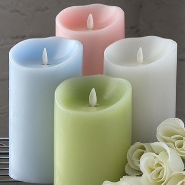 Luminara Holiday Flameless Candles set with Timers