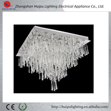 Silver crystal ceiling lamp hotel lamp