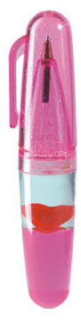 Fancy Acrylic Liquid Fat Pen with Attractive Floater