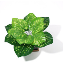 12-Pack Artificial Watermelon Leaf Silk Plant for Home or Office Decor