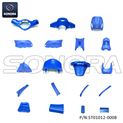 ZNEN ZN50QT-30A RIVA BODY KIT (КРУГЛАЯ ФАРА) Matt Blue 19PCS (P / N: ST01012-0008) ВЫСОКОЕ КАЧЕСТВО