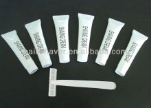 Hotel shaving kit,shaving cream10ml