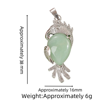 Yellow Jade Waterdrop SilverParrot & Bird Stone Pendant for DIY Making Jewelry Necklace