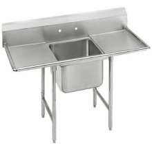 Restaurant single Bowl Kitchen Sink With Drainboard