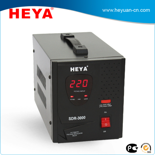 Portable Type Single Phase Voltage Stabilizer 3kw