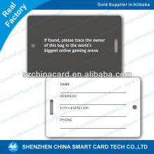 wholesale pvc luggage tags hard plastic tag