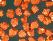 diamond coated by Cu