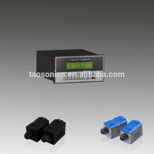 Panel mounted ultrasonic energy flowmeter sensor strap on