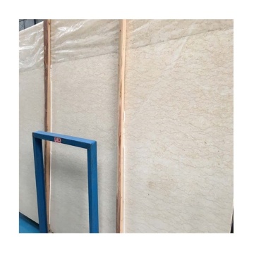 Earl Sunny Beige Marble Slabs with Natural Wavy Lines