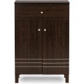 Modern Shoe Cabinet with 2 Doors and Drawer