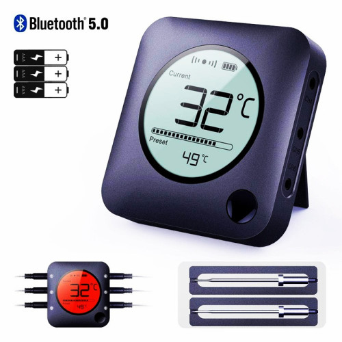 Koken Bluetooth-thermometer voor BBQ en friteuse