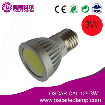 LED spot lamp COB 3W 290lm E27 pure white Die-casting Aluminum