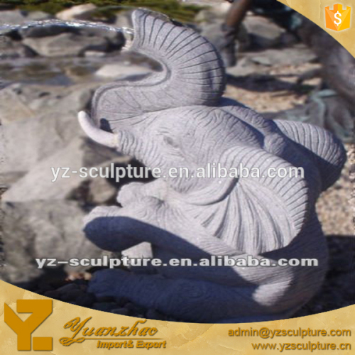 Garden stone elephant fountains factory supply directly