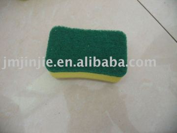 shaped scouring sponge