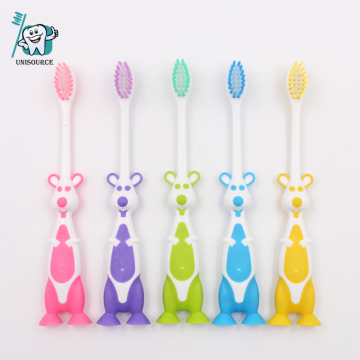 With Suction Animal Shape Kids Toothbrush