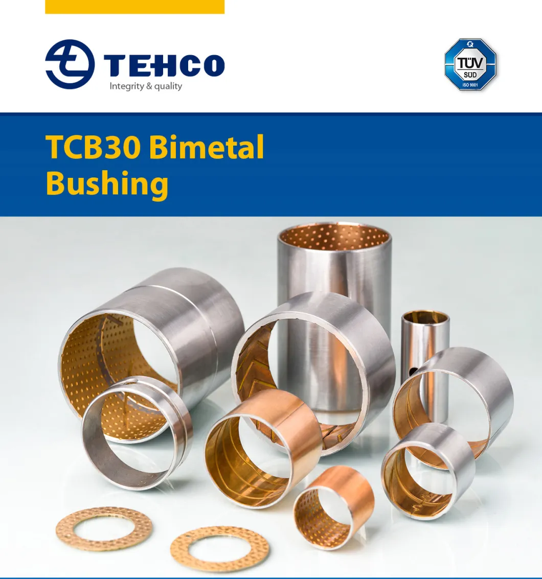 OEM Steel Bronze Bimetal Bushing Bearing Auto Parts Leaf Spring Bushes