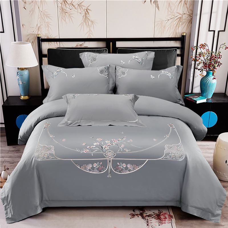  Cotton Embroidery Bedding Set