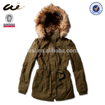 cotton fur military jacket