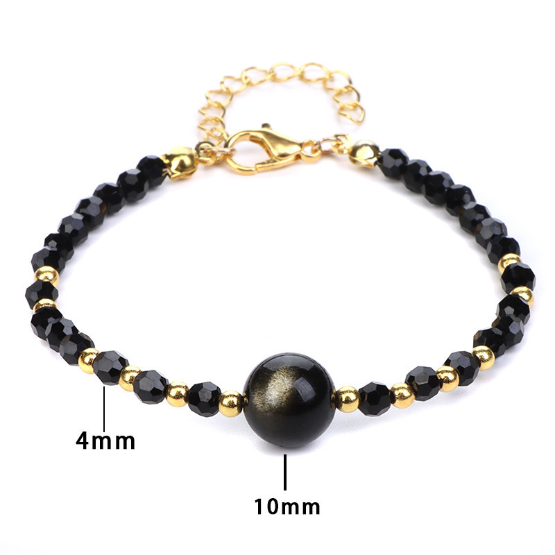 Braceletas de perlas de cristal facetadas de 4 mm con chakras de piedra de 10 mm cura meditación de yoga meditación relajante ansiedad para hombre para hombres