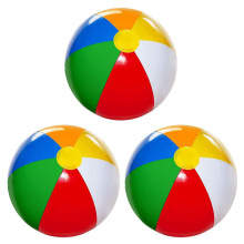 OEM इंद्रधनुष समुद्र तट गेंदें inflatable इंद्रधनुष समुद्र तट गेंद