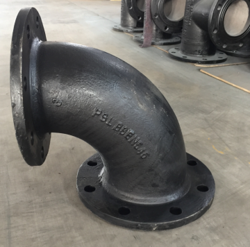 Ductile Iron Flanged  90  Pipe Fittings