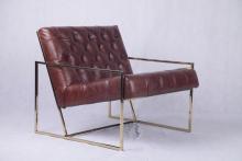 Thin frame lounge chair