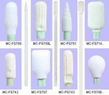 Antistatic cleanroom swabs