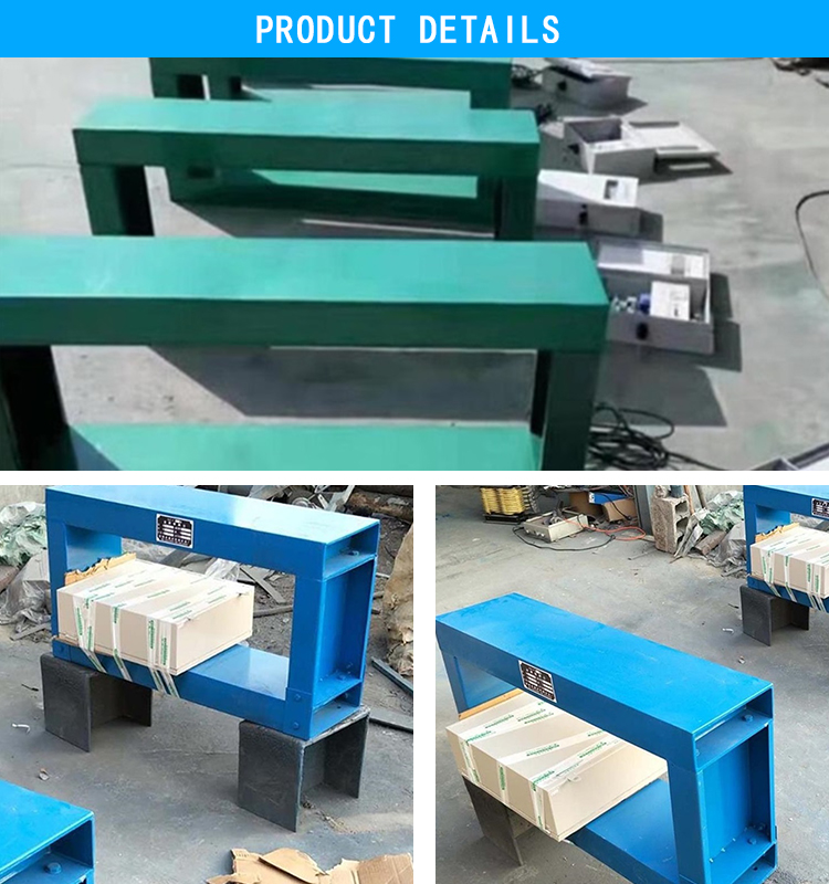 High sensitivity Industrial conveyor belt metal detector automatic tunnel inline conveyor metal detector