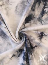 White Tie Dye Rayon Sp Jersey Fabrics