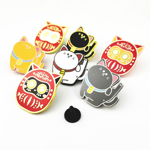 Metal Hard Enamel Cartoon Japan Pin Badge