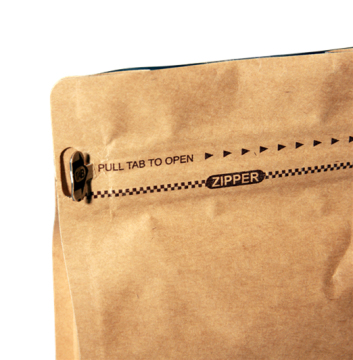 Biodegradable 500G Custom Zipper Coffee Paper Box Bag