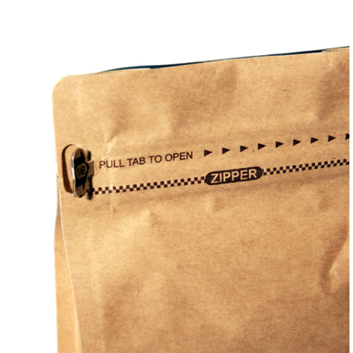 Biodegradable 500G Custom Zipper Coffee Paper Box Bag