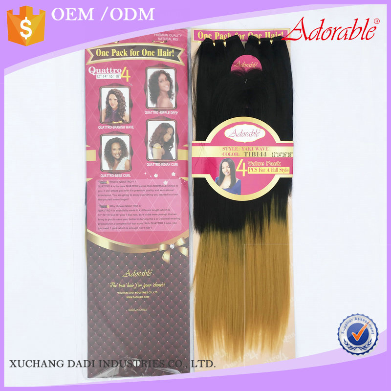 Adorable hair factory drop shipping 5 hair pieces in one pack,cuticle aligned synthetic hair weaves 200g/set