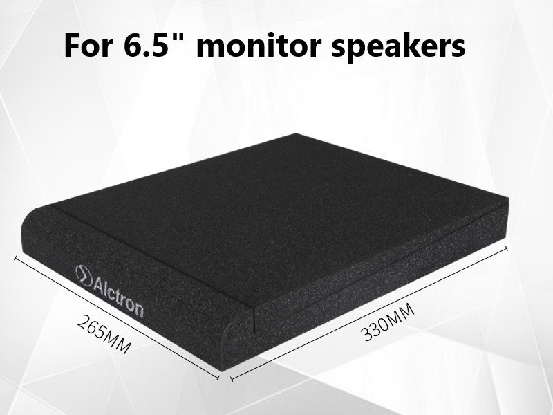 Studio Monitor Speaker Acoustic Foam Surround Edge Shockproof Sound Isolation Pads For Studio Monitors 5/6.5/8 Inches