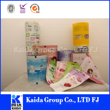 Hot china products wholesale aluminizing mid-sealed wet tissue packaging