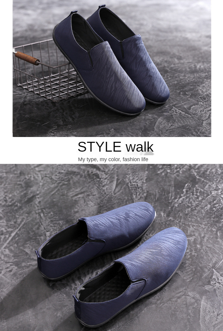 Supplier Fashion Casual New Style for Men Low Price EVA OEM Business Peas Shoes Lazy Shoes Trend a foot British Style