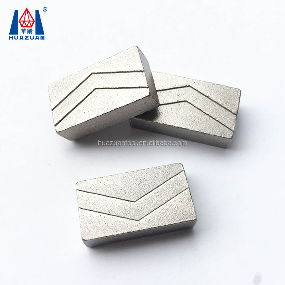 HuaZuan 1600mm High Speed Cutting Granite Tip Diamond Segments