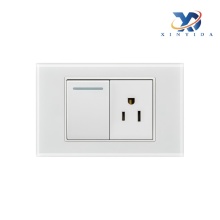 1-Gang Switch + 1-Gang Socket Panel