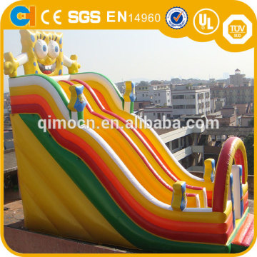 Inflatable spongebob slide , spongebob character inflatable slide , inflatable n slip slide