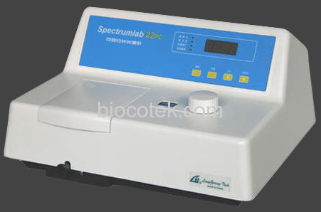 Led Display 340-1000nm Visible Spectrophotometer 