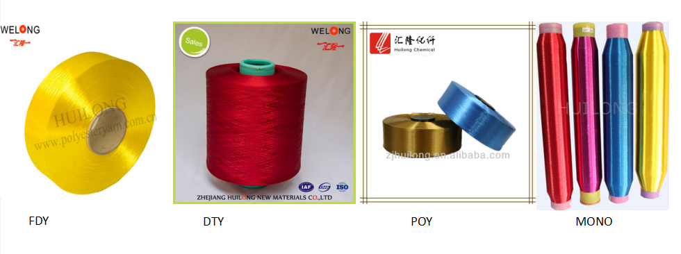 FDY Yarn Type and filament yarn Pattern polyester yarn for webbing or rope