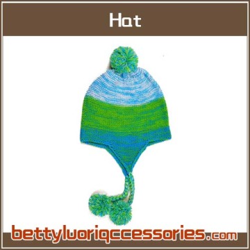 Green Helemt Hat With Braid HL-H-027