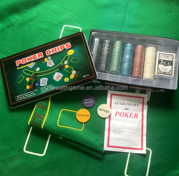 300pcs 4G Poker Chip Set with Tin Box