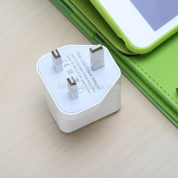 Dual USB adaptor private mould UK BS 2U adaptor