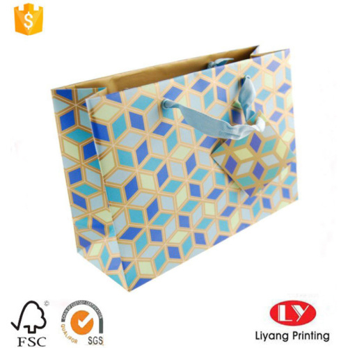 Paper Shopping Bag with Ribbon Handle