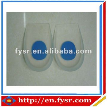 Silica gel heels insole silicone heel cup silicon high heel insole