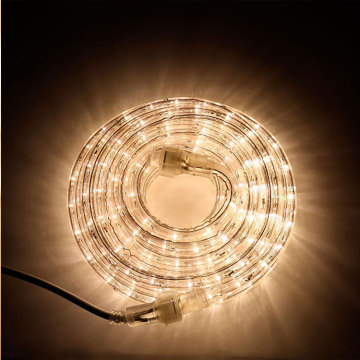 Warm White LEDs 24 Ft Plugin Rope Lights