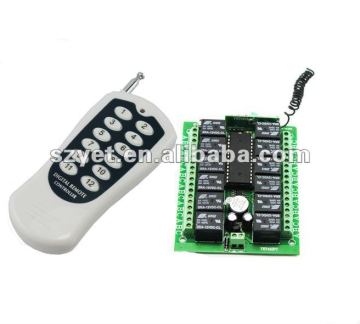 YET412 remote 12 receiver on off switch-transmitter & receiver