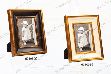 Wooden Gesso Photo Frame Art